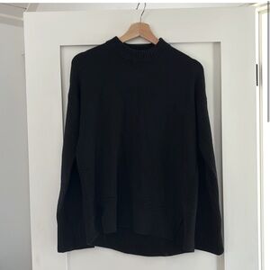 Lululemon black knit sweater, XS/S size, fits S/M